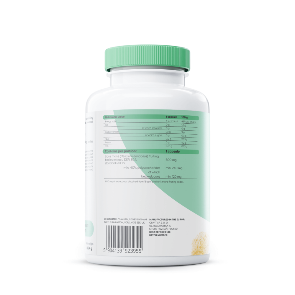 Lion's Mane, 600mg — изображение 3