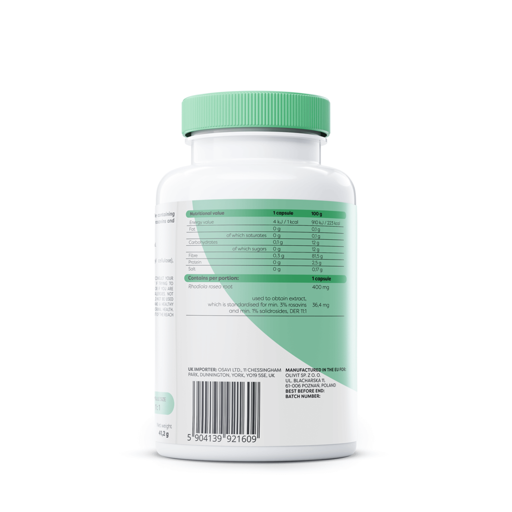 Rhodiola Rosea Root, 400mg — изображение 3