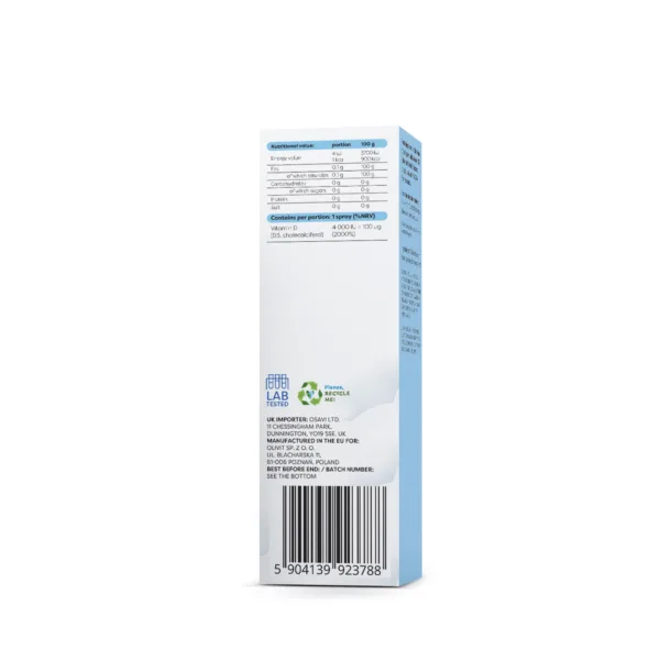 Vitamin D3 Oral Spray, MAX 4000IU - 12.5 ml. — изображение 2