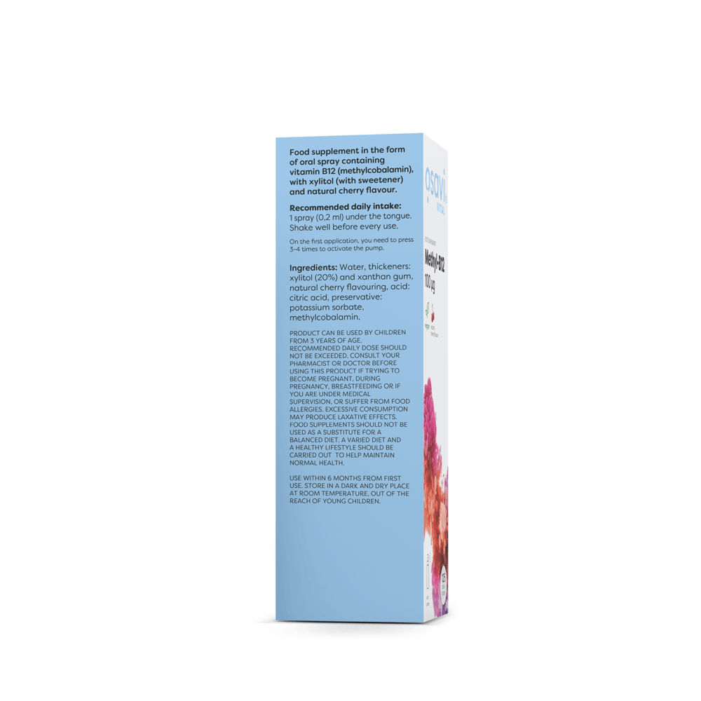 Methyl-B12 Oral Spray, 100mcg (Cherry) — изображение 3