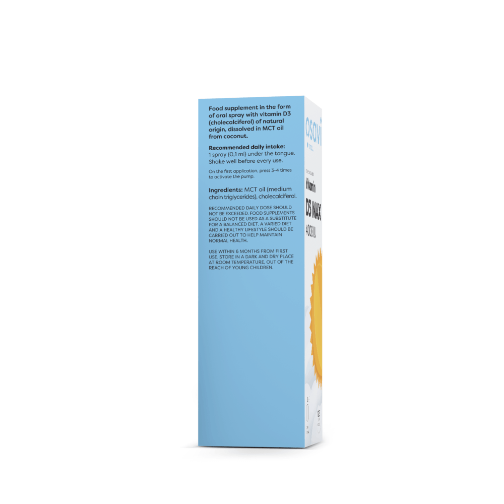 Vitamin D3 Oral Spray, MAX 4000IU - 12.5 ml. — изображение 3