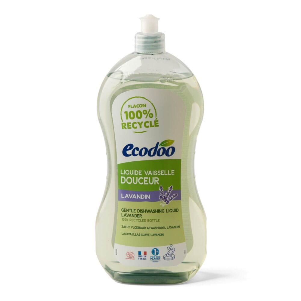 Экологичное средство для мытья посуды с алоэ вера и лавандой, 1 л - Ecodoo