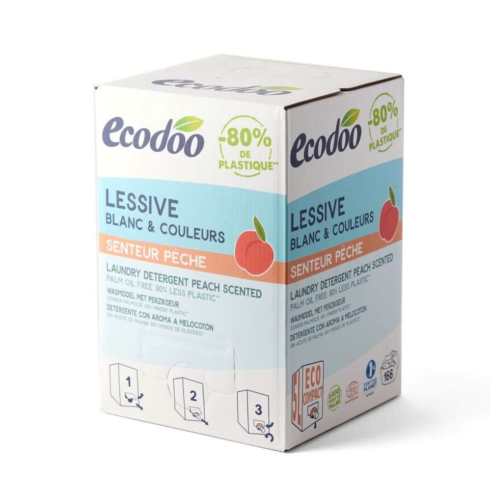 Эко-гель для стирки с ароматом персика, 5 л - Ecodoo