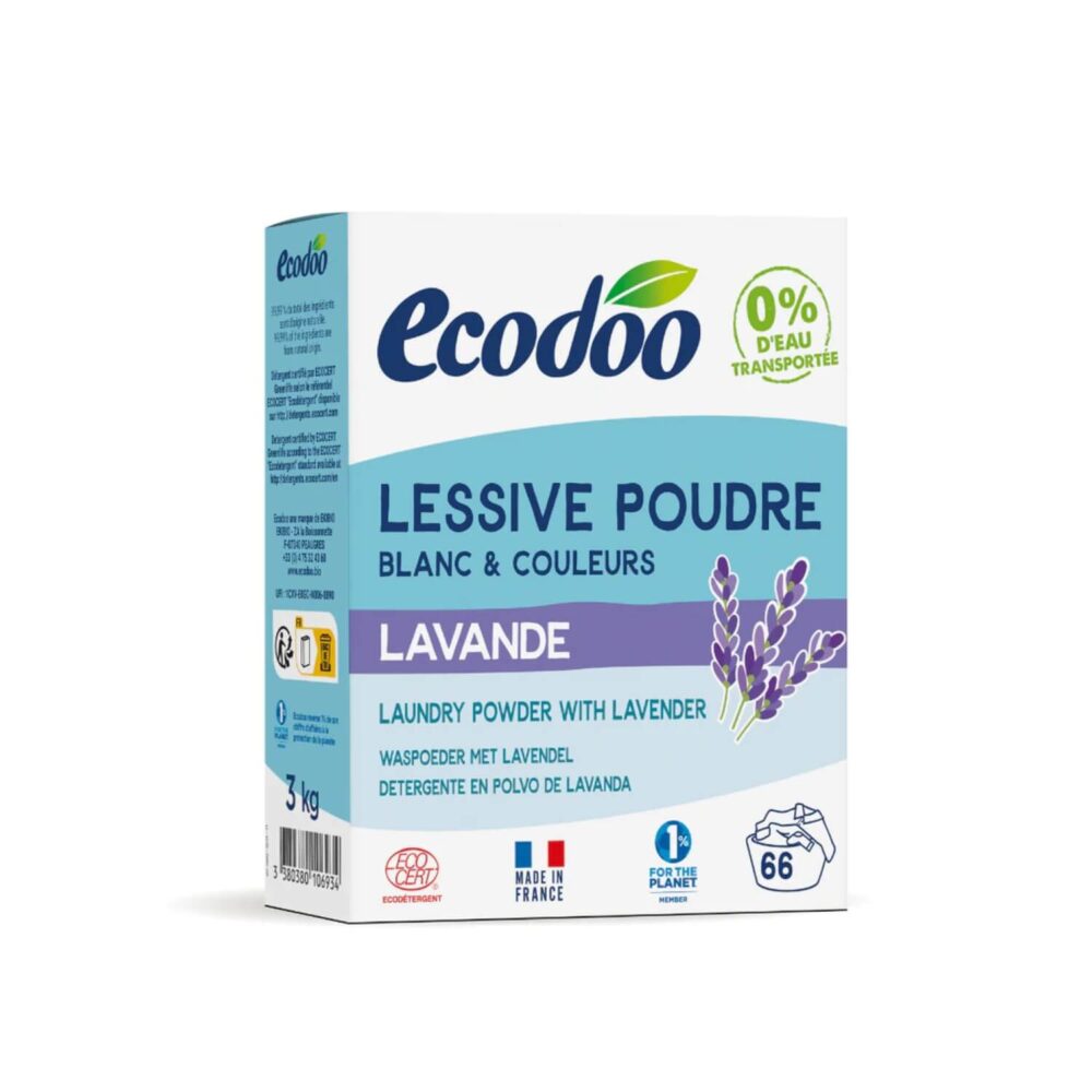 Порошок для стирки с ароматом лаванды, 3 кг - Ecodoo
