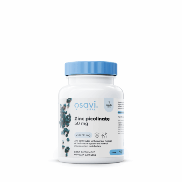Zinc Picolinate 50 mg - 60 Vegan Capsules