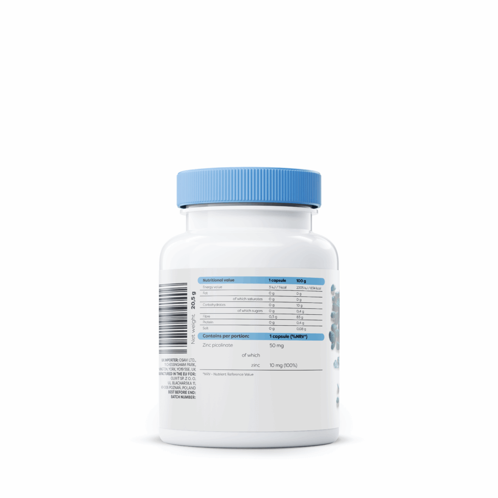 Zinc Picolinate 50 mg - 60 Vegan Capsules — изображение 2