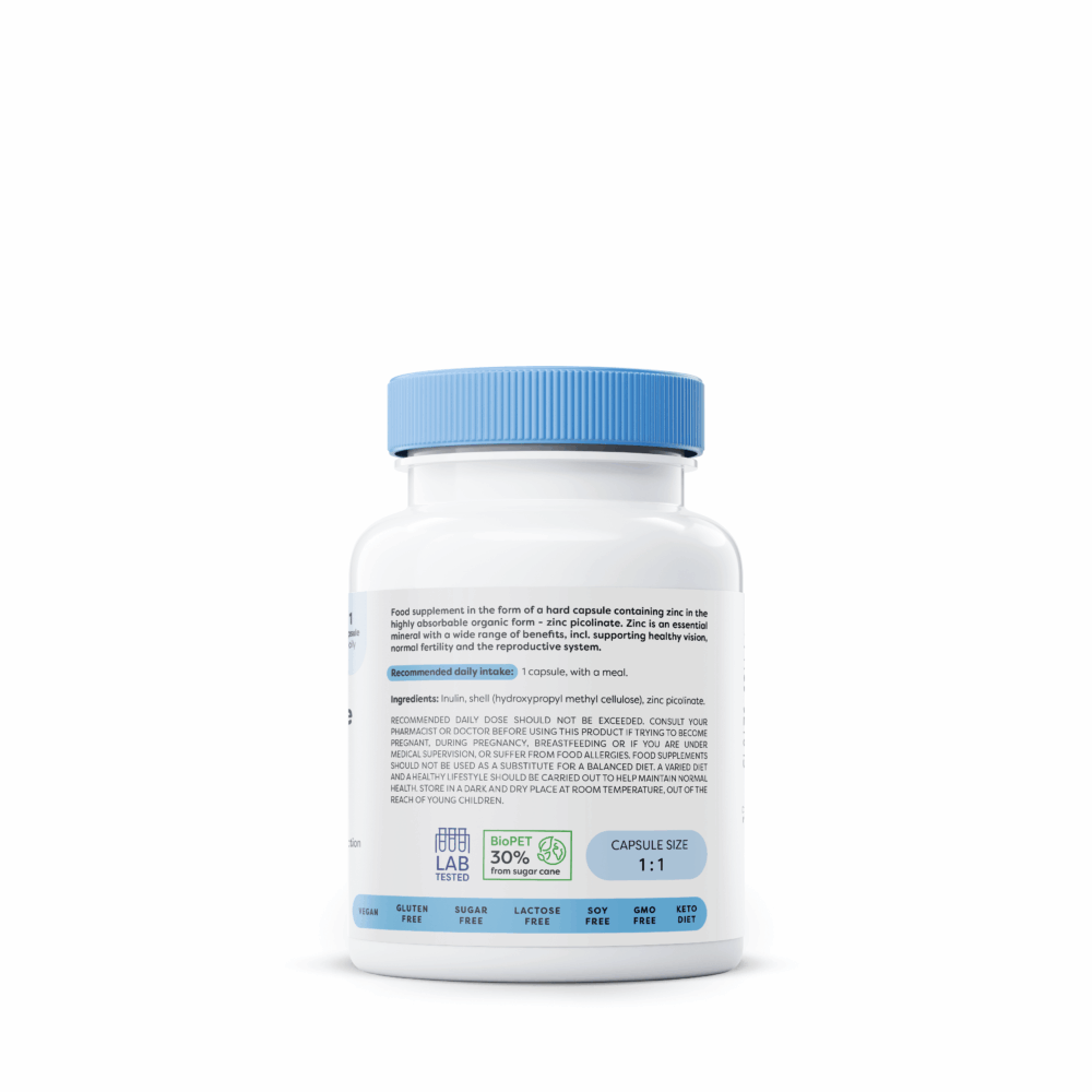 Zinc Picolinate 50 mg - 60 Vegan Capsules — изображение 3