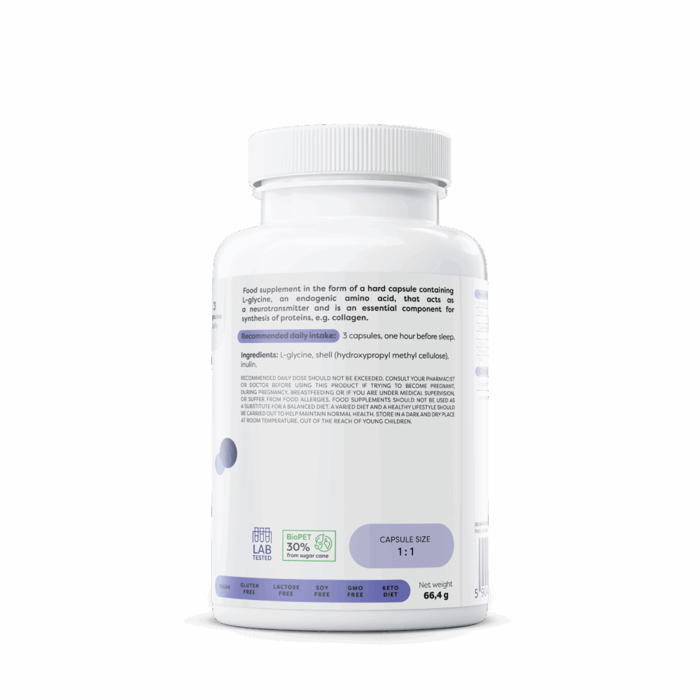 Glycine - 60 capsules — изображение 3
