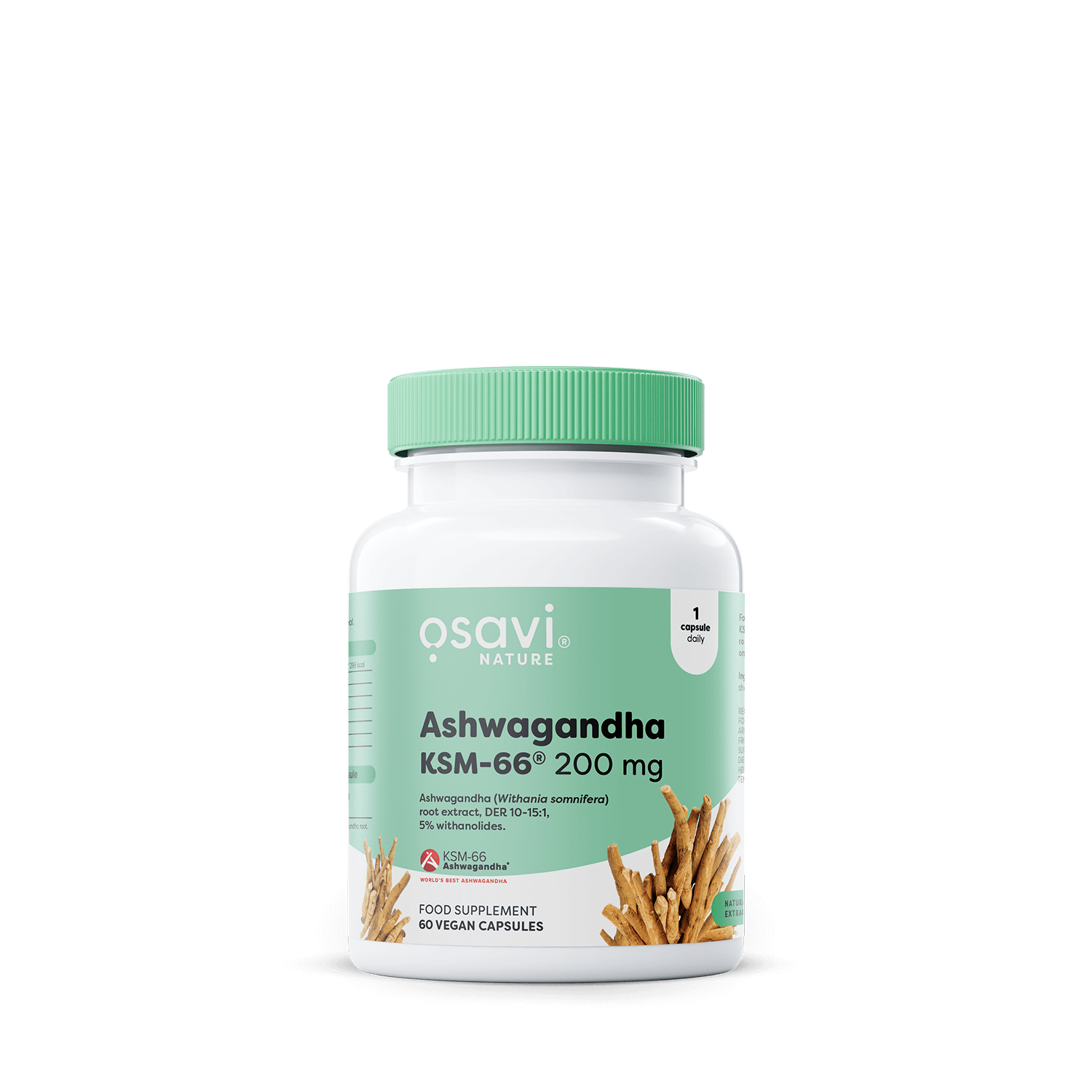 Ashwagandha KSM-66 - 60 vegan caps