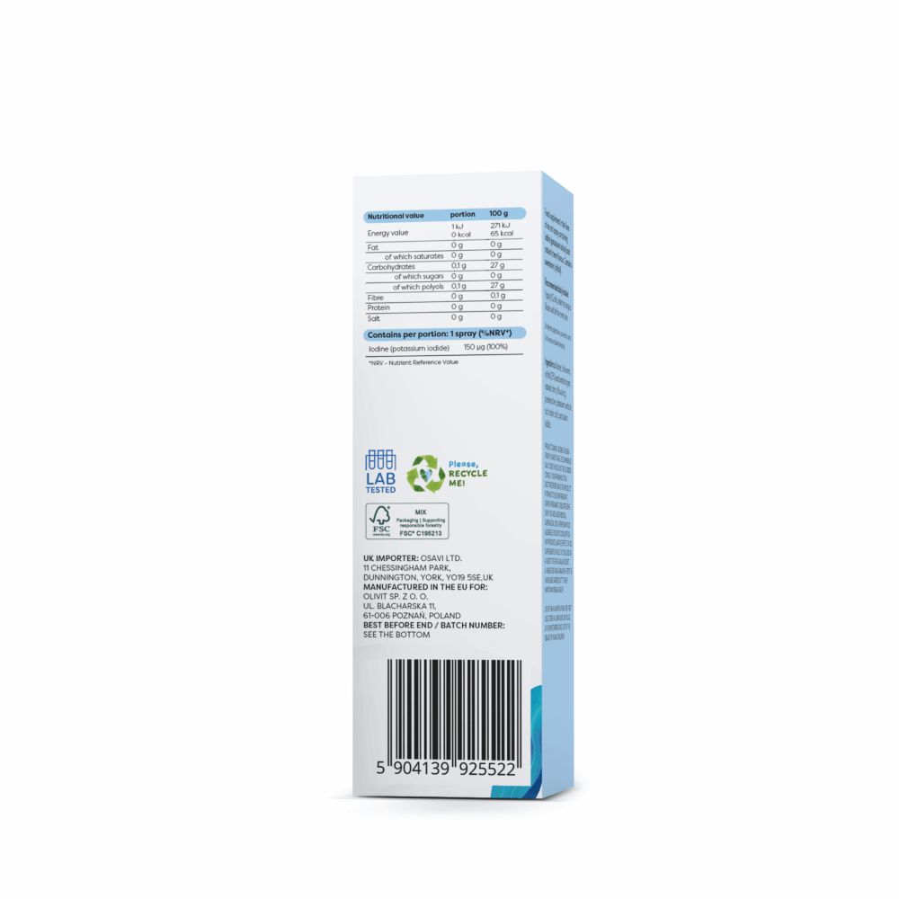 Iodine 150 µg Oral Spray, Cherry Flavour - 25 ml — изображение 2