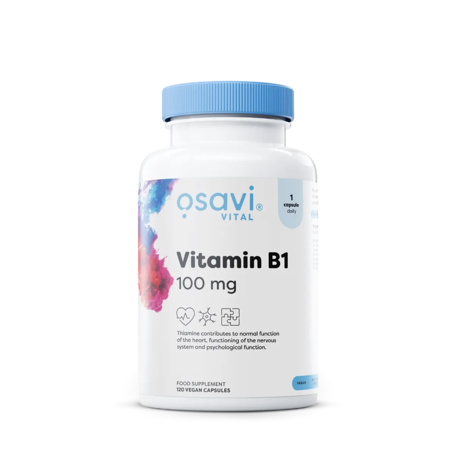Vitamin B1, 100mg - 120 vegan caps