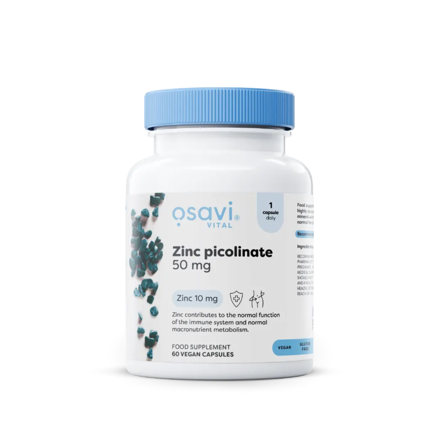 Zinc Picolinate 50 mg - 60 Vegan Capsules