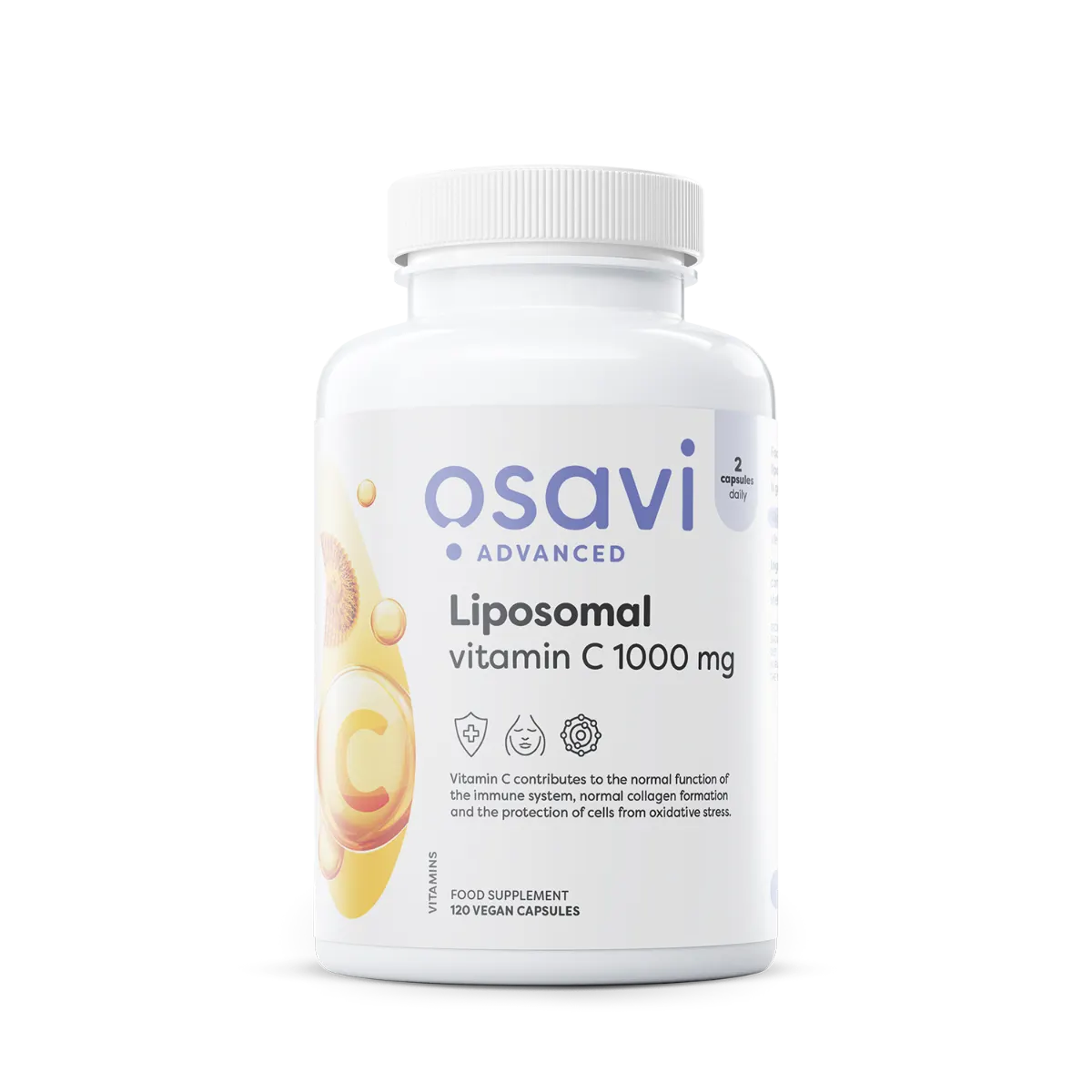 Liposomal vitamin C 1000 mg - 120 vegan capsules