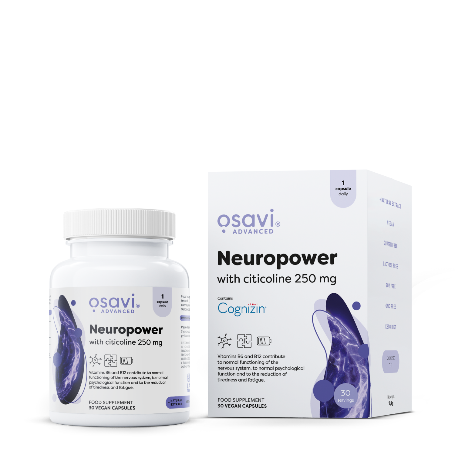Neuropower with Citicoline, 250mg - 30 vegan caps