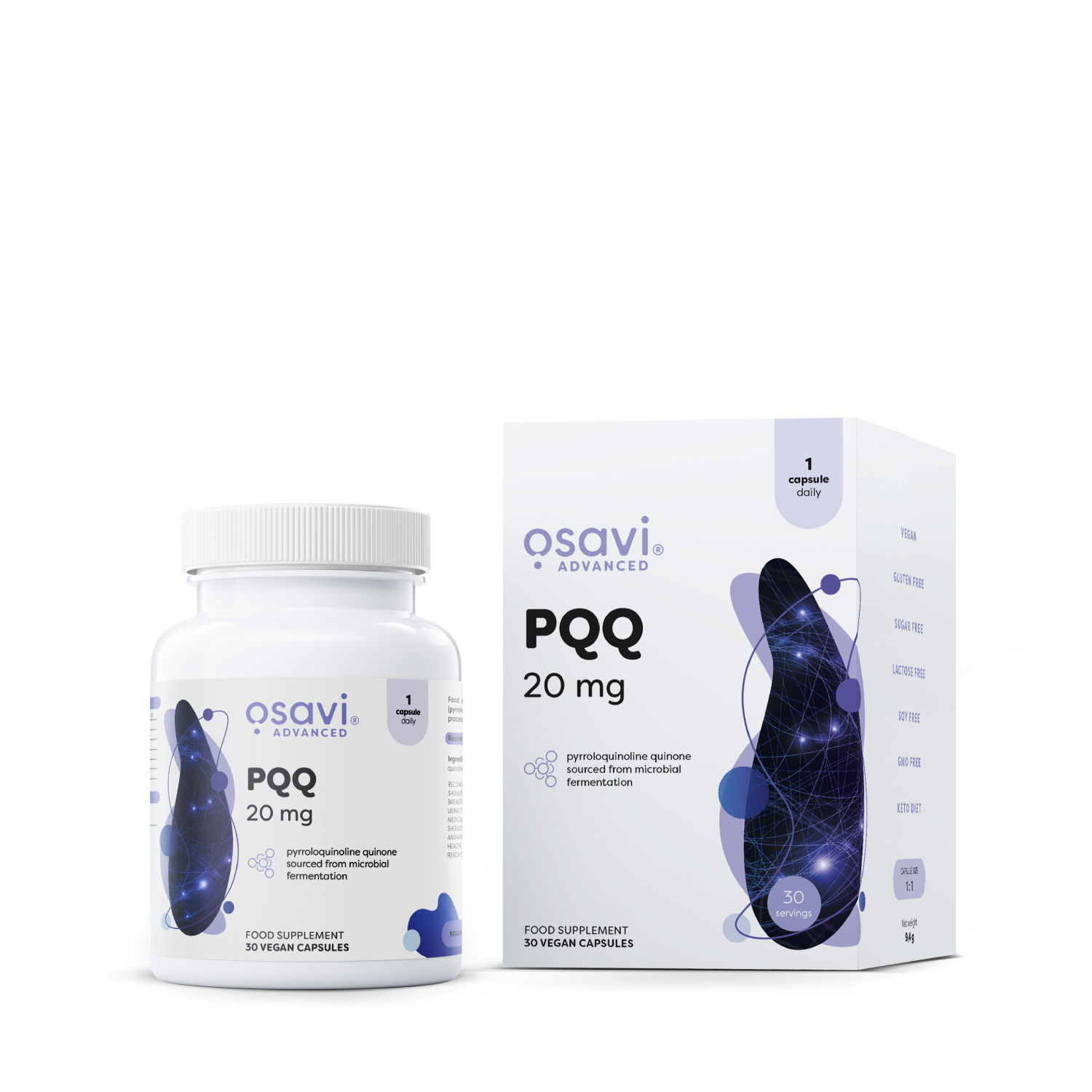 PQQ, 20mg - 30 vegan caps