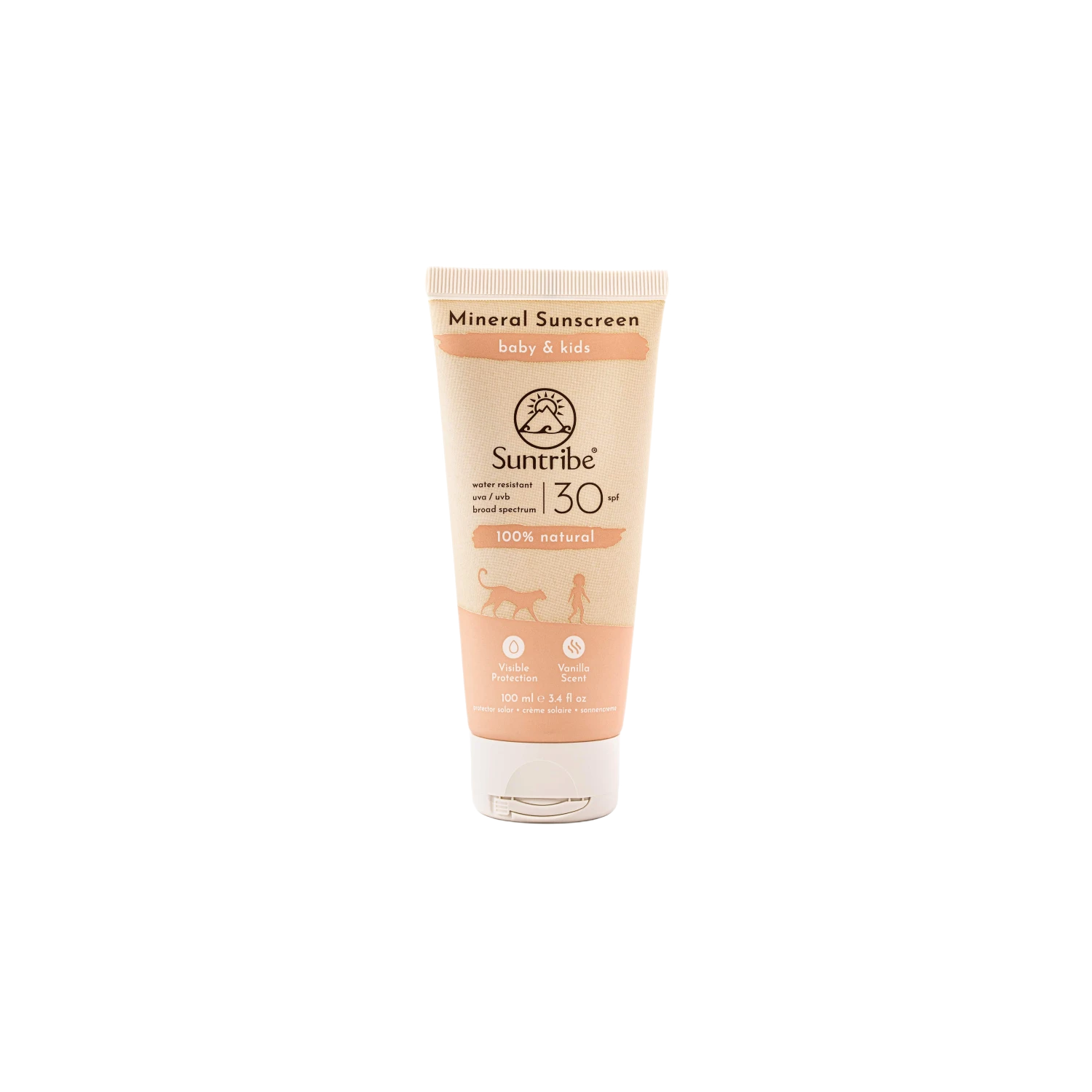 Protecție solară minerală organică pentru bebeluși și copii SPF 30