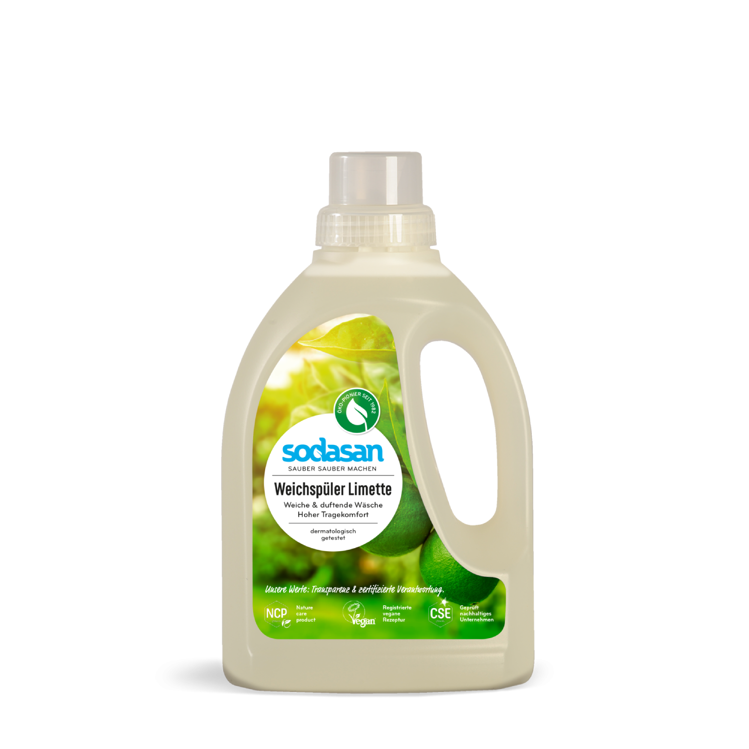 Balsam Bio pentru Rufe cu Lime 750 ml Sodasan