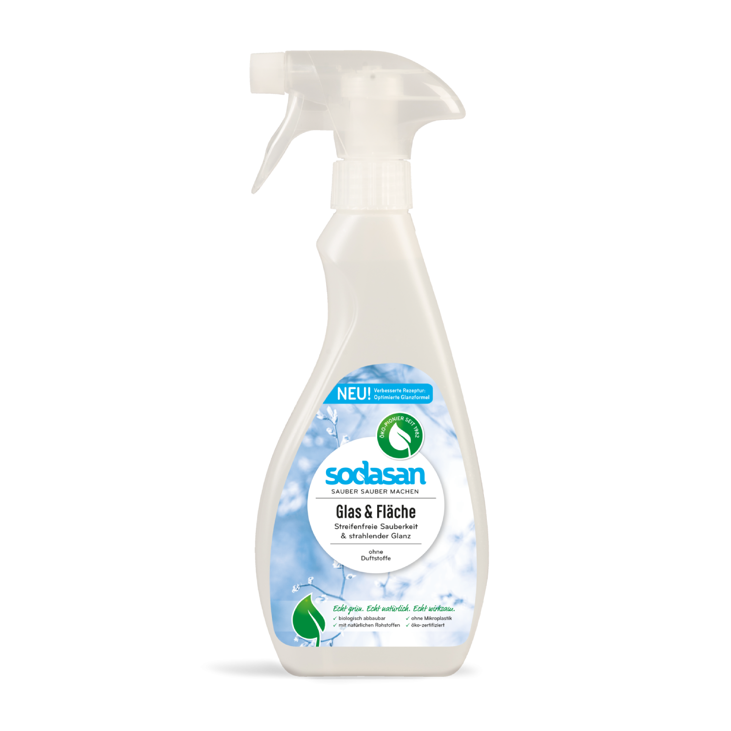 Solutie Bio de Curatare a Geamurilor 500 ml Sodasan